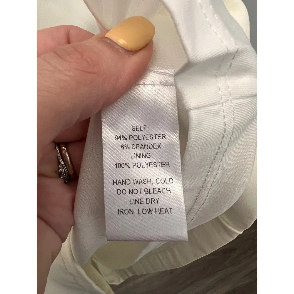 Lulus Cream Short Sleeve Shift Mini Dress Off White Bridal Shower Size S